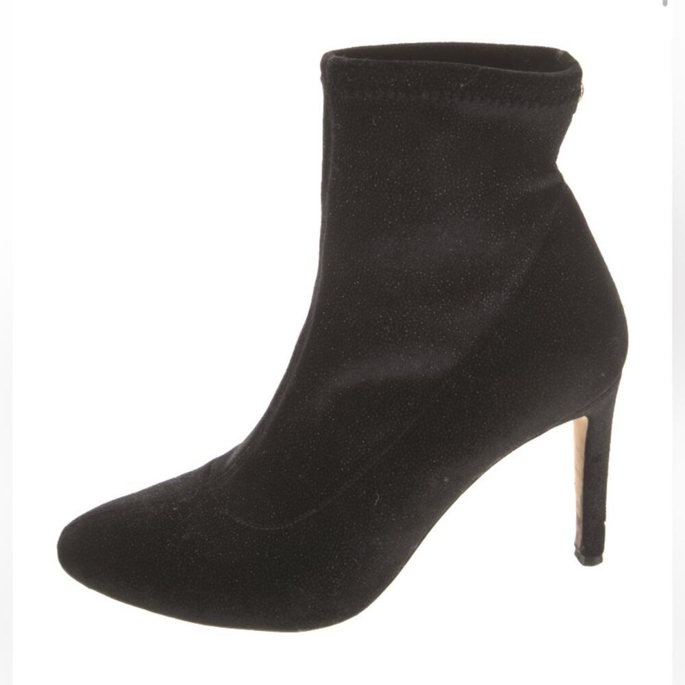 Giuseppe Zanotti Bimba Franklin Velvet Glitter Ankle Boots size 7.5 37 1/2 - Picture 2 of 7